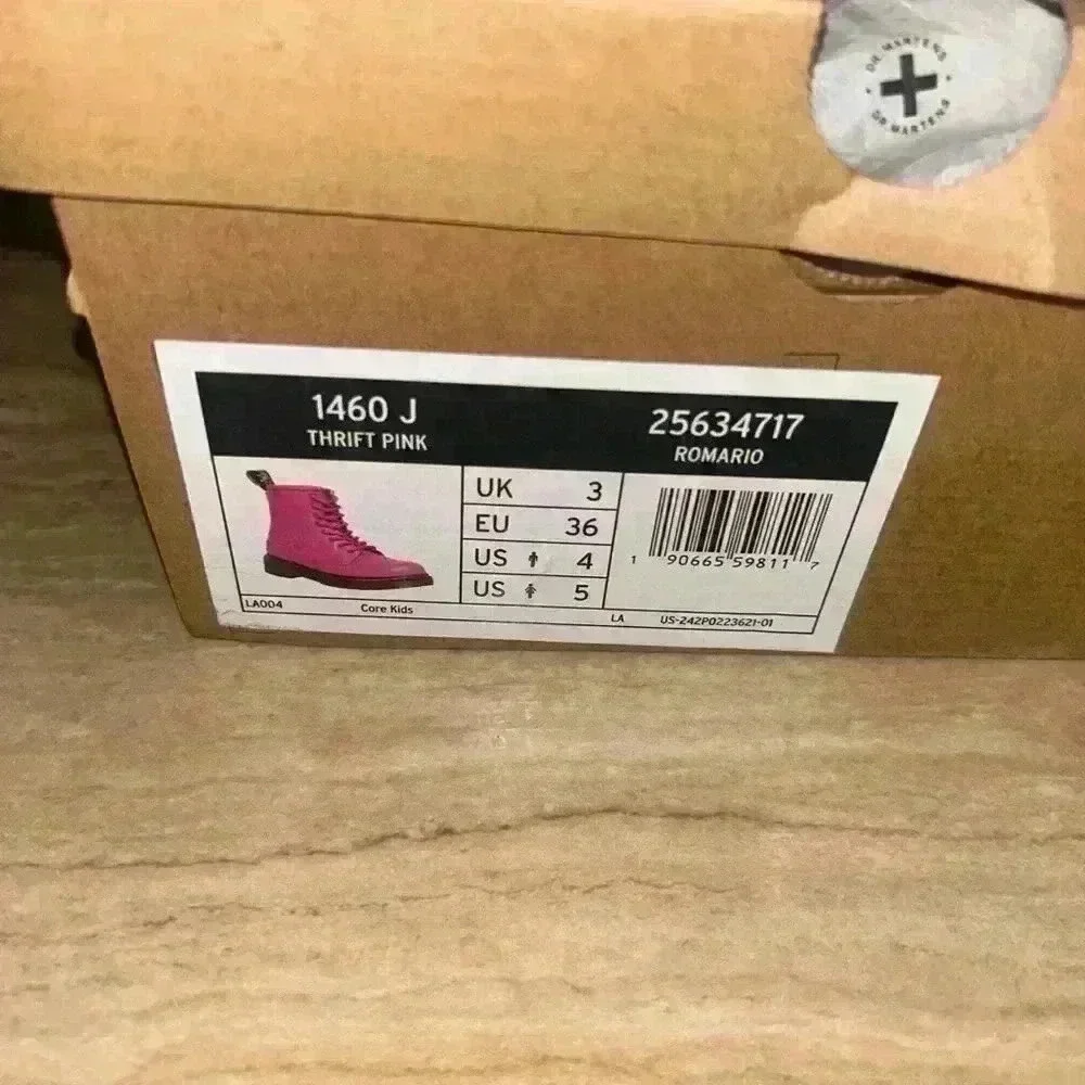 Dr. Martens 1460 Boots Thrift Pink Big Kids Size 5